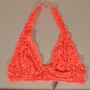 NWOT Aerie Halter Coral Bralette size 32C